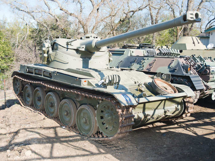This French-made AMX-13 Model 51 light tank is still in pretty good shape, considering it's 55-years-old.