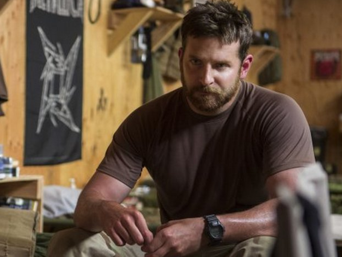 Bradley Cooper gained 40 pounds for "American Sniper."