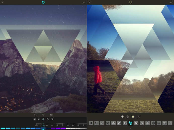 Fragment turns your photos into angular works of art.