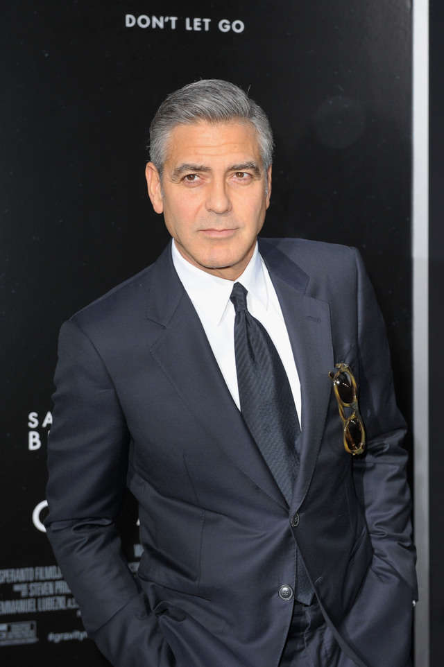 Don't listen to GQ - George Clooney is still incredibly stylish and these 15 photos prove it Again-with-the-sunglasses-