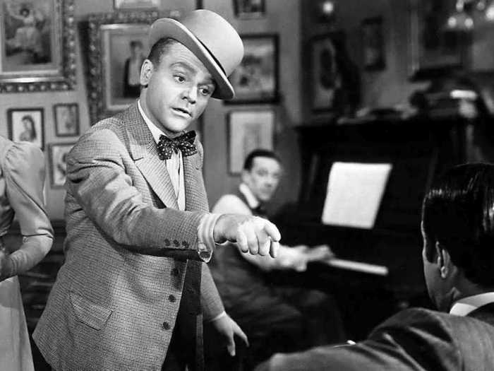"Yankee Doodle Dandy" (1942): George M. Cohan (James Cagney) finds his place in musical theater history, writing "Over There," "The Yankee Doodle Boy," and "You're A Grand Old Flag" over the course of his life.