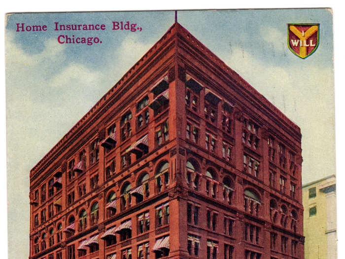 15. Home Insurance Building, 180 feet, Chicago, IL (1885)