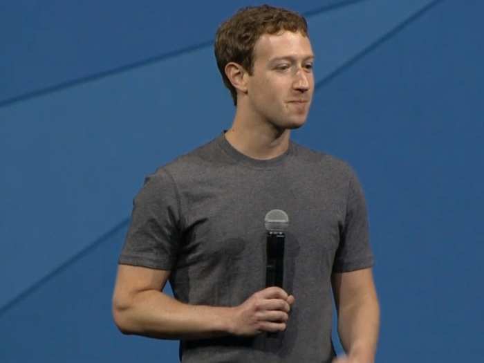Facebook CEO Mark Zuckerberg works out three times a week.