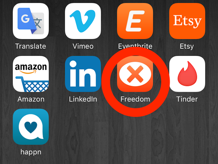 Here's what ad blockers look like once you've downloaded them. They work just like normal apps and sit among them.