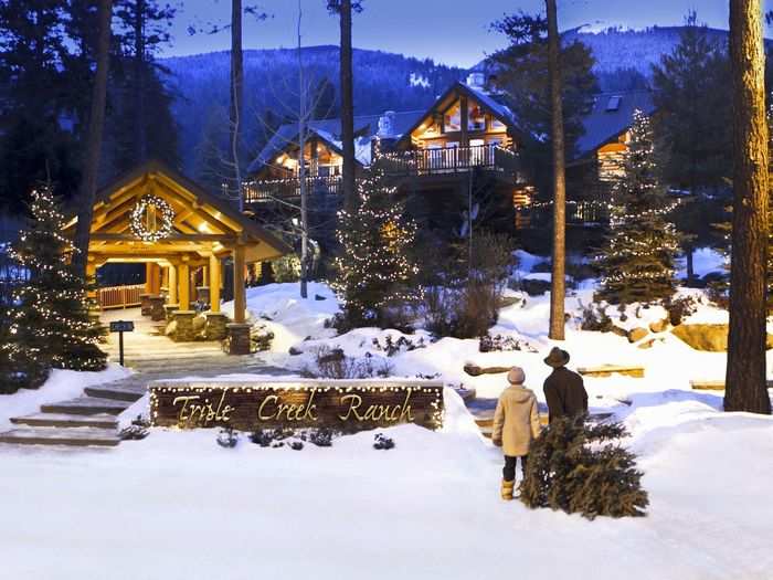 The Montana resort bills itself as a "luxury ranch," and offers guests a rugged Western experience — only minus the ruggedness.