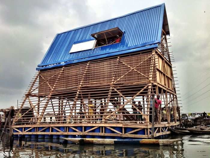 Makoko Floating School. Lagos, Nigeria. The school that floats.