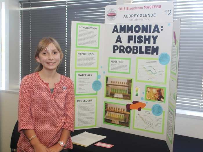 Audrey Glende (12) wants to save the fish — in your aquarium.