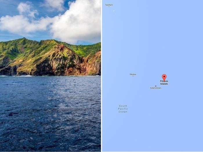 The British Pitcairn Islands include four small volcanic islands in the South Pacific.