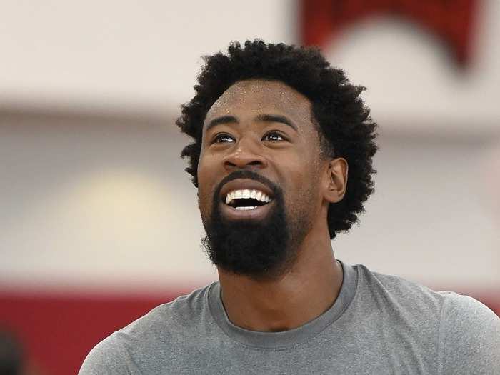 DeAndre Jordan has been gradually growing out his afro and goatee.