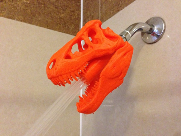 This dino will transport any bathroom to the Cretaceous period.