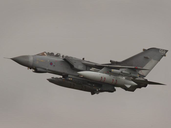 The Tornado GR4 jet was designed in the 1960s, but is still the UK's principal ground attack aircraft. It has a reputation for great reliability and carries all? the latest weapons systems.