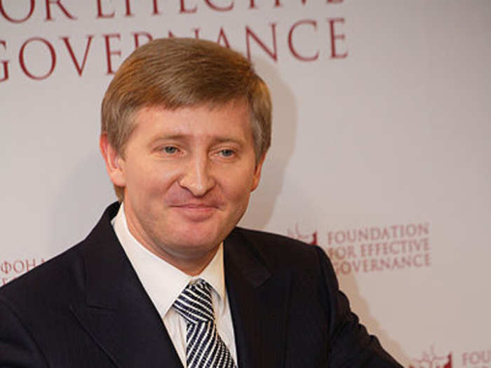 The richest person in Ukraine: Rinat Akhmetov