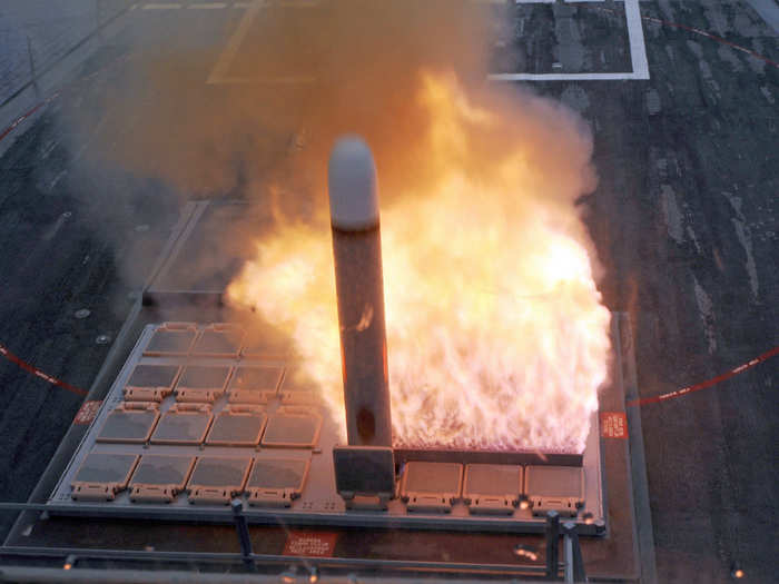 The Block IV anti-ship Tomahawk missile.