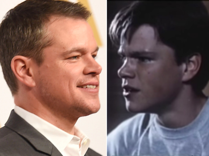 Matt Damon was in a 1990 TV movie, "Rising Son"