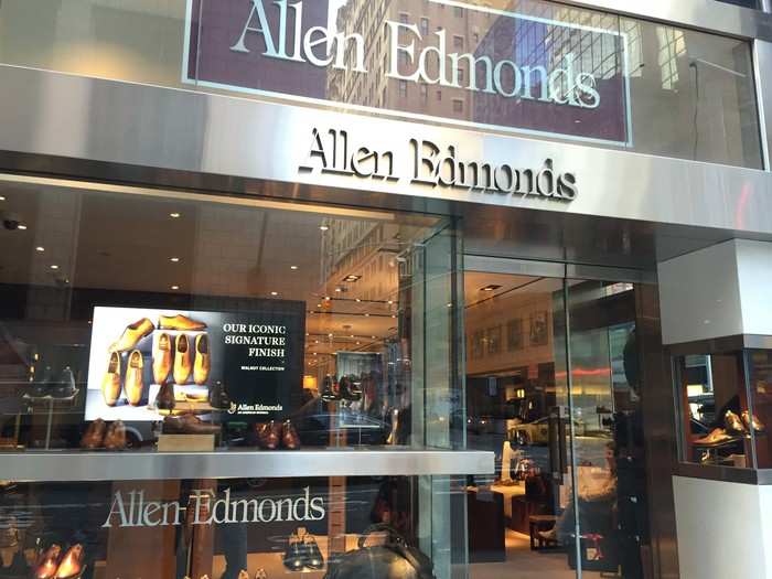 The Allen Edmonds store at 551 Madison Avenue is pretty unassuming. A corner retail spot located on a busy intersection in a major shopping district, I expected something a bit more flashy.