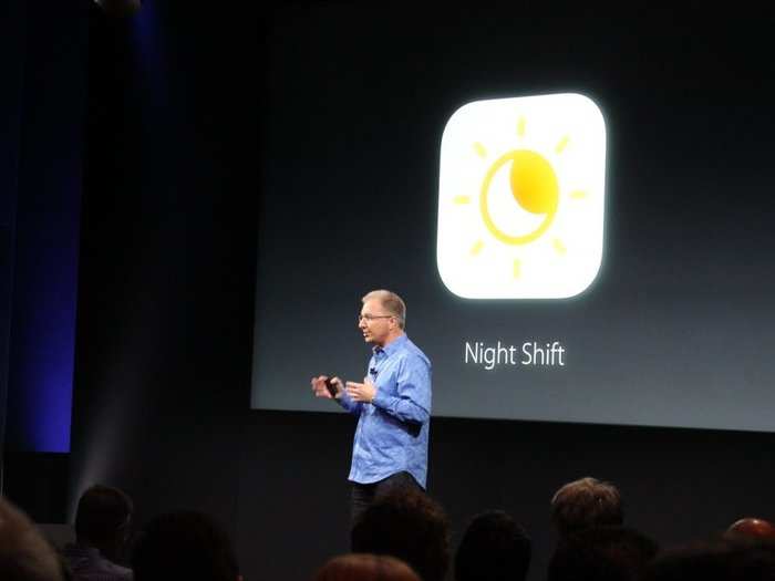 To use Night Shift mode, you have to be running iOS 9.3.