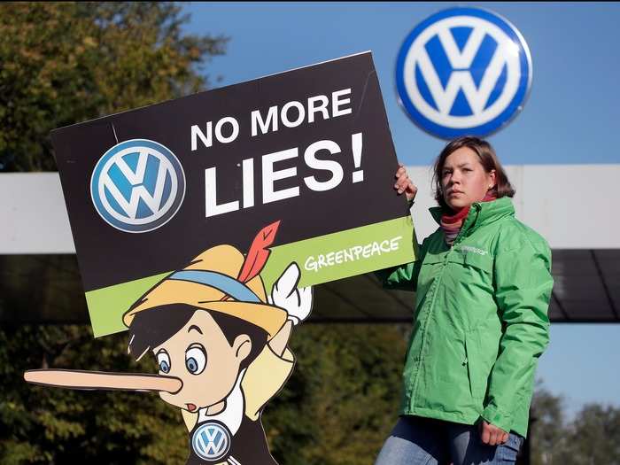 VW falsely advertised environmentally friendly diesel cars.
