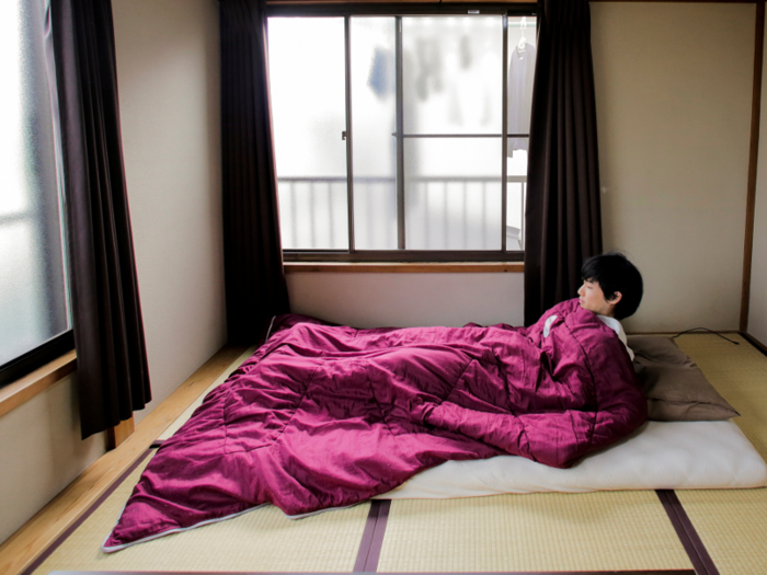 In Japan, some bedrooms are so stripped down, they don't even have beds.