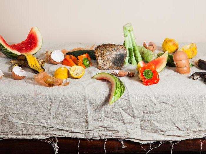 "As a person who communicates visually through photographs, it was most important for me to show the beauty in food that was on it's way to being wasted," Eliazarov told Business Insider.