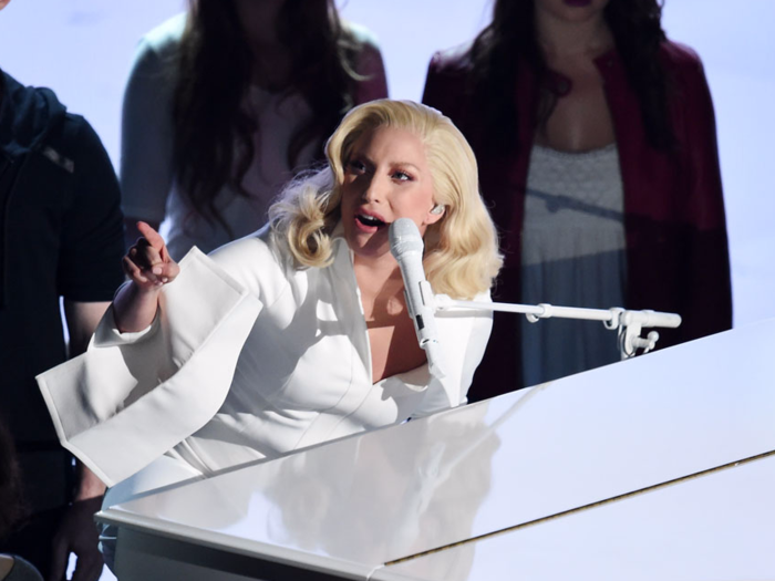 Lady Gaga co-wrote "Til It Happens to You" a song about rape on college campuses. The music video served as a harrowing PSA about the effects of sexual violence.