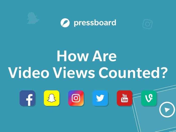 How Facebook, Snapchat, YouTube, and Twitter count a video view