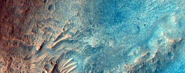Mars in all its two-toned glory.