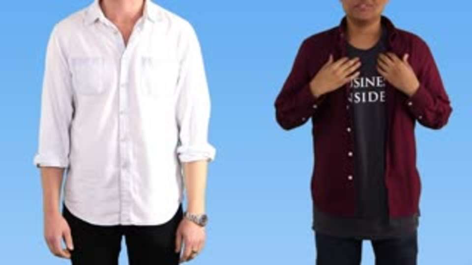 The Difference Between A Button-Up And A Button-Down-Shirt 