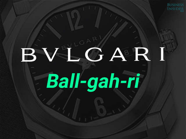 bvlgari pronunciation in italian