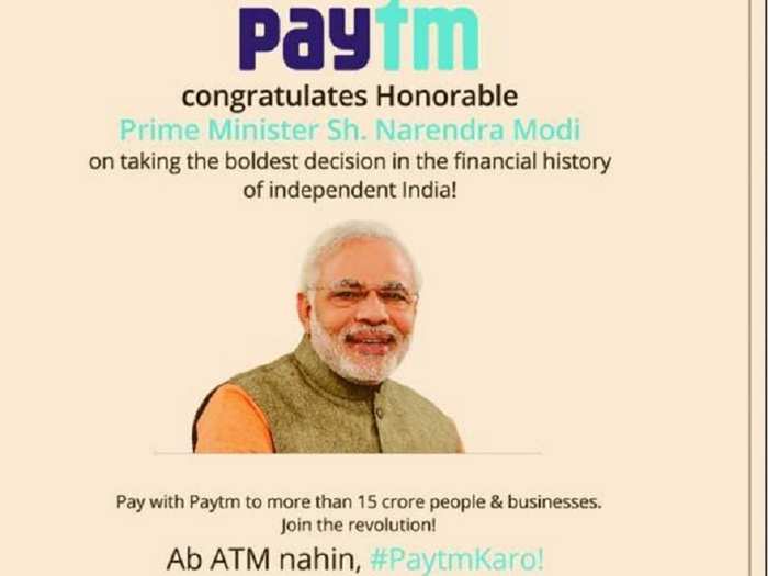 One month post demonetization for Paytm