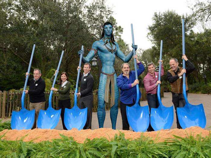 Construction first began on the Avatar-inspired land at Disney World in 2014.