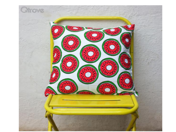 1. Sliced Melons Cushion Cover
