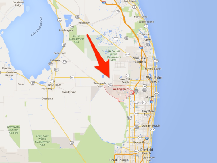 Wellington, Florida, is a community of about 60,000 people in southeast Florida, about 15 miles west of West Palm Beach.