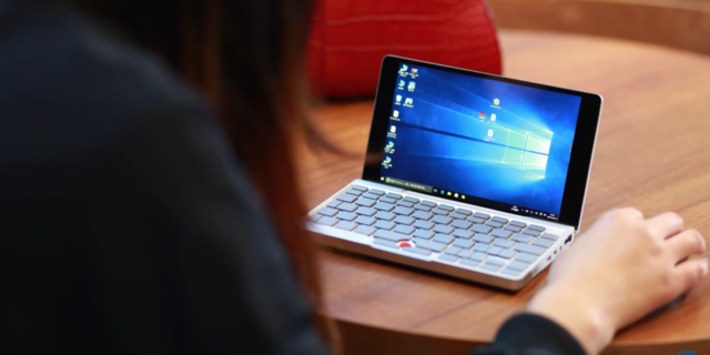 The GPD Pocket is a tiny laptop with a 7-inch touchscreen that runs the full version of Windows 10.