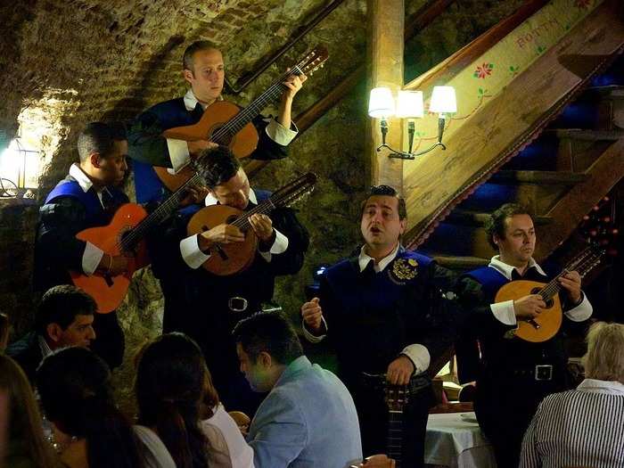 If you're lucky, your meal will come with a side of live Spanish music.