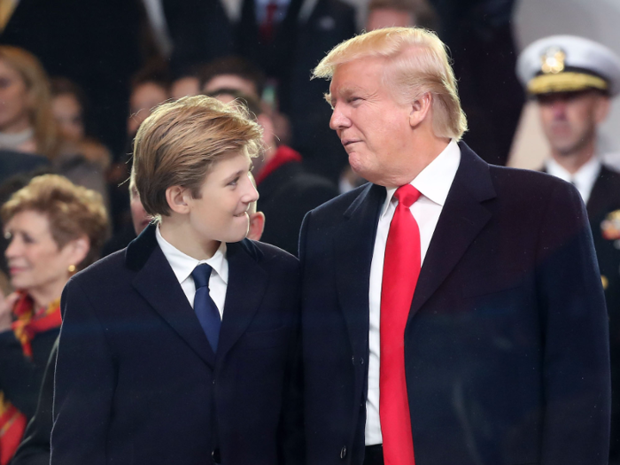 Barron Trump brought his class to meet his dad at the White House on a field trip.