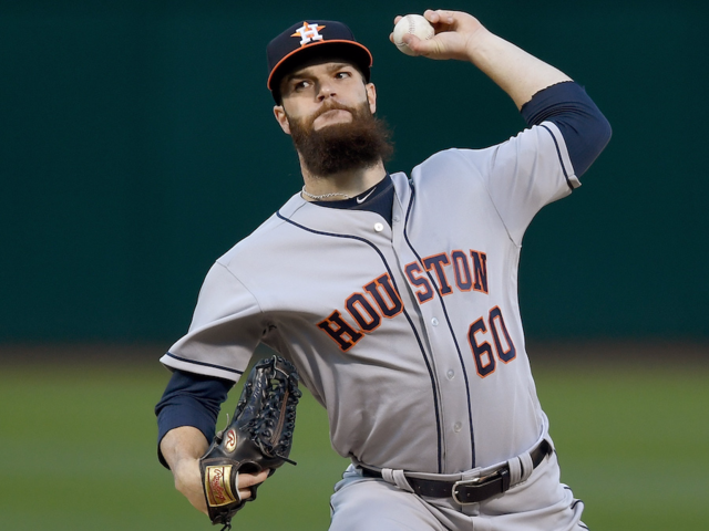 Dallas Keuchel, 29, is known for his burly beard as much as he's