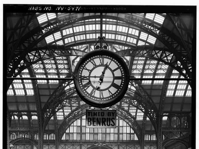 The original Penn Station in New York City.