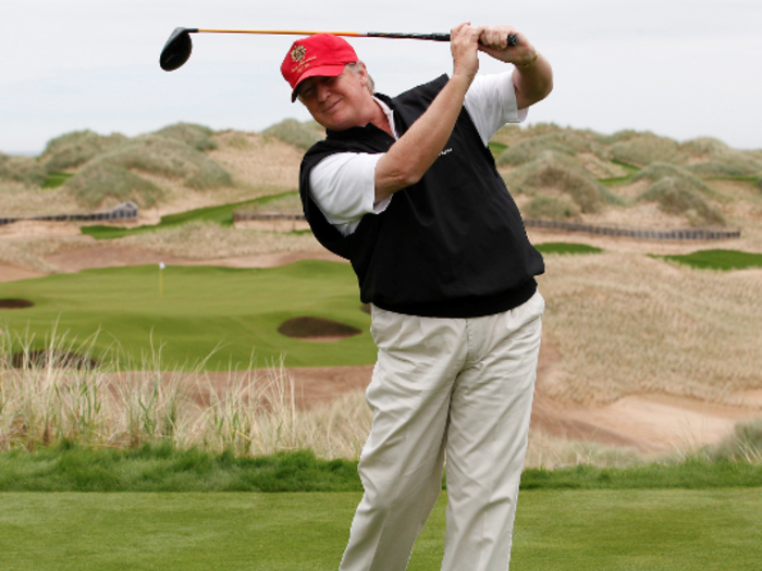 US President Donald Trump believes physical exertion is bad for you