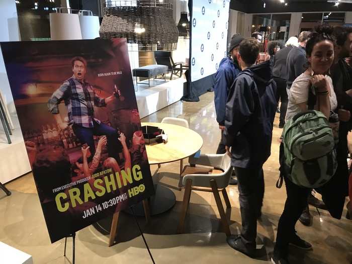 The Chicago premiere of HBO's second season of "Crashing" was hosted by The A.V. Club at the Blu Dot modern-furniture store.