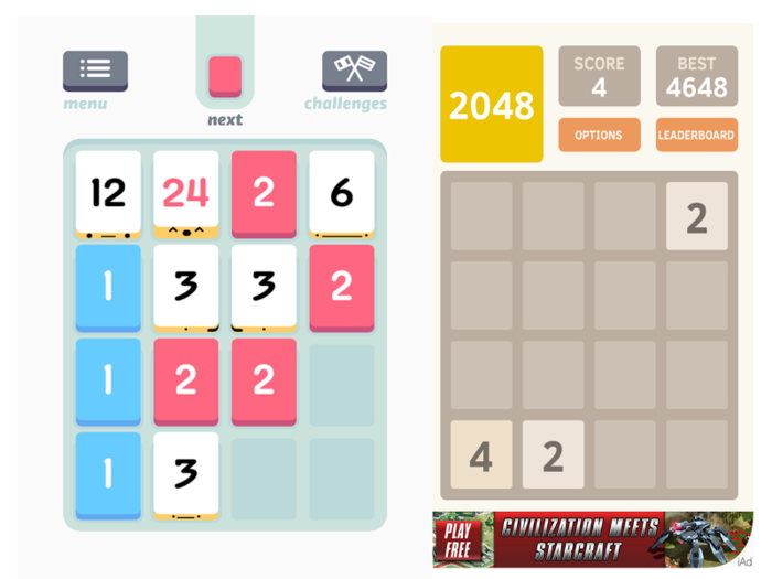 2048 by Gabriele Cirulli on the App Store