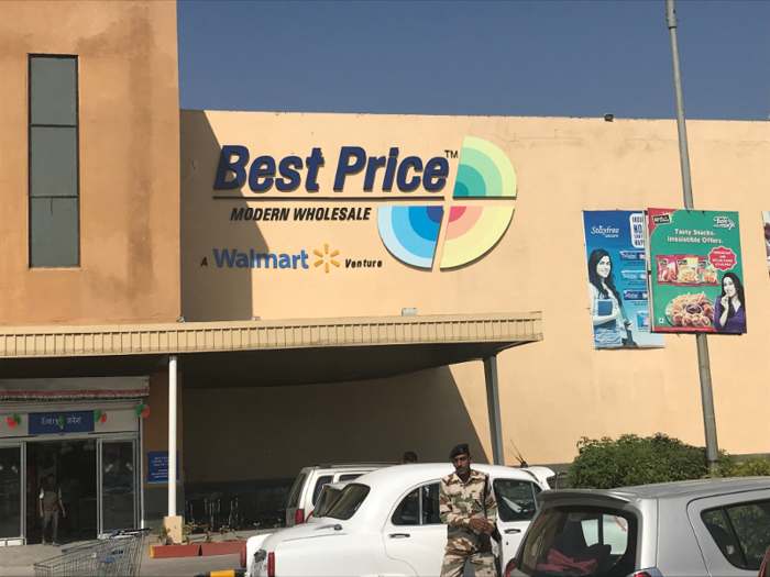 The first Walmart in India opened in 2009.