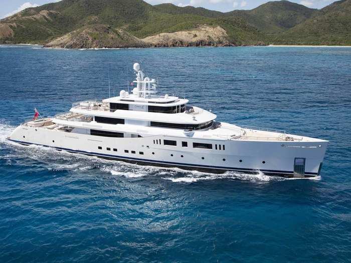 1. Fraser Yachts Perini Navi Grace E is currently being sold for about $91,931,000.