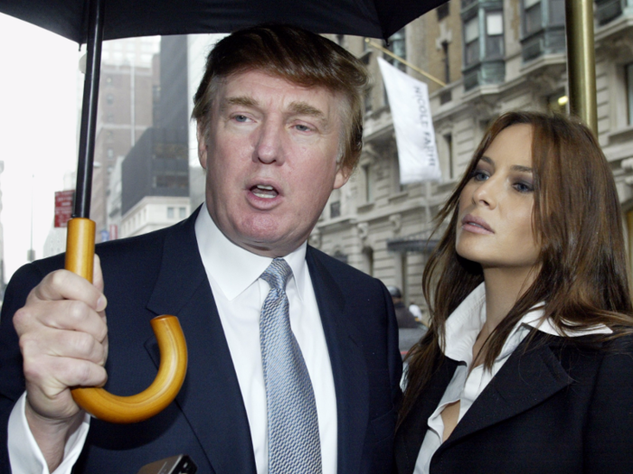 Trump met Melania at a party during New York's Fashion Week in September 1998. He was 52; she was 28.