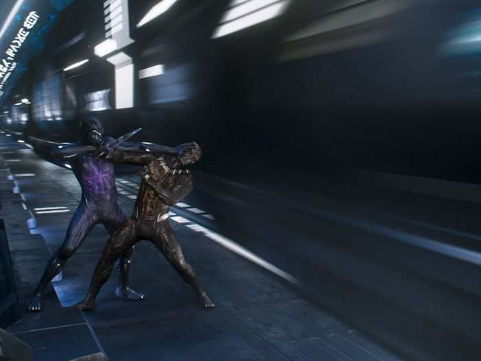 "Black Panther": Shuri's magnet-powered subway