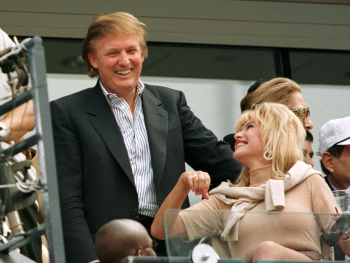 Melania Trump is not the president's first wife. That would be Ivana Trump, who married Donald Trump — then a young real estate developer — in 1977.