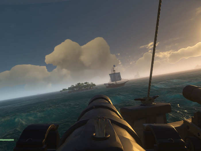 "Sea of Thieves" nails the concept of emergent narrative storytelling — the "story" is the tale of how you completed your quest, not the quest itself.