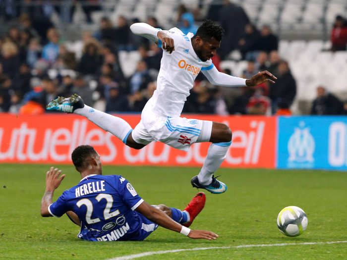 18: 22-year-old Marseille midfielder André-Frank Zambo is an expert tackler with great positional awareness.