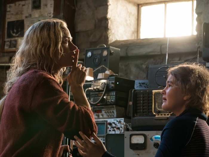 "When 'A Quiet Place' has one finger on the panic button and the other on mute, it's a nervy, terrifying thrill."
