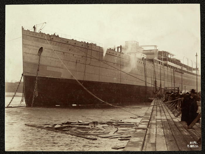 The RMS Celtic launches on April 4, 1901 on a maiden voyage from Liverpool to New York.