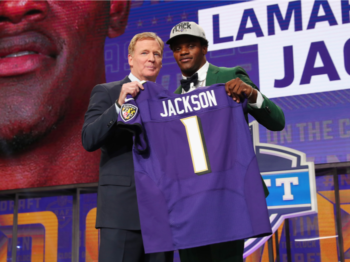 32. Baltimore Ravens — Lamar Jackson, Quarterback